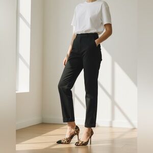 Sam Edelman Tan and Black Leopard Heels